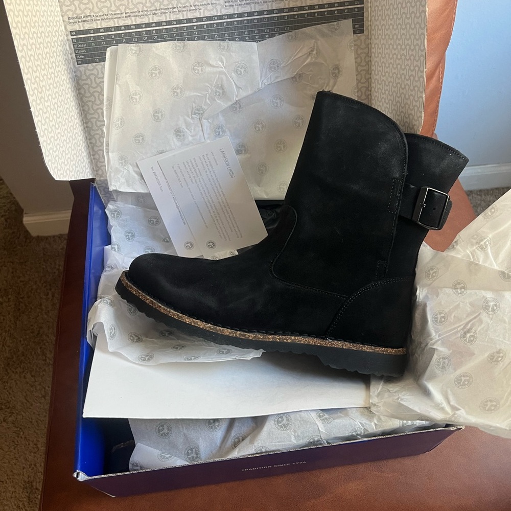 Birkenstock Uppsala Shearling Black